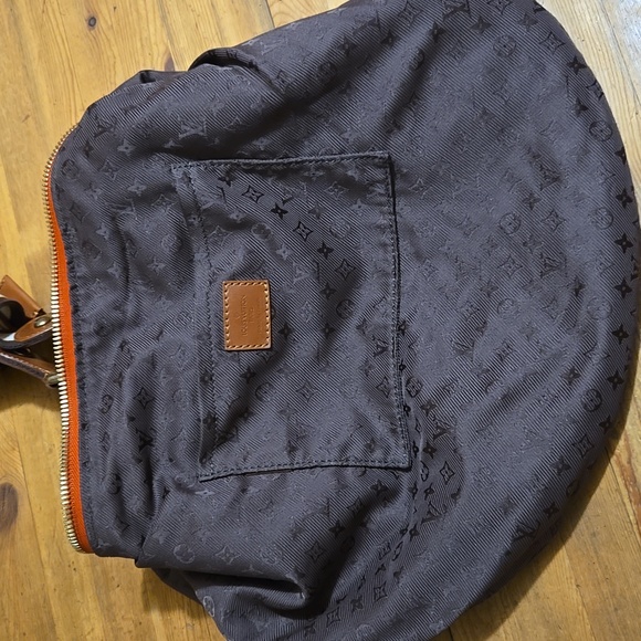 Louis Vuitton Monogram Onatah PM Orange Mahina Suede 13.5x8x5.25 EUC - Picture 8 of 9